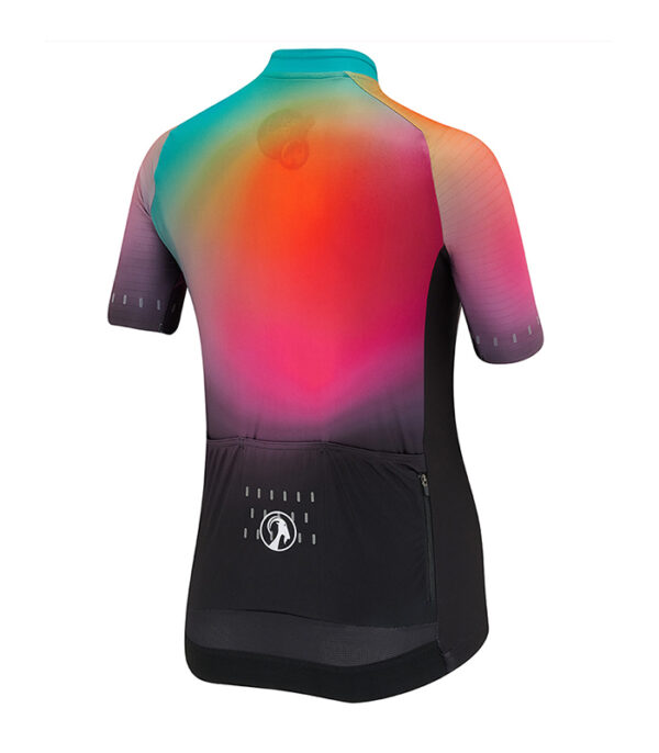Stolen Goat Feud jersey black and multi gradient fade - rear view